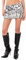 Geagodelia Kurzer Rock für Damen, sexy, mit Pailletten, Mini-Rock mit hoher Taille, Sommer, Tanzrock, Street Club, Party, Kostüm für Damen und Mädchen, silber / schwarz, S
