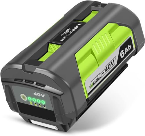 HavenHarmo 6.0Ah 40V Battery Replacement for Ryobi 40V Battery OP4040 OP4050A OP4060 OP40602 OP40201,Compatible with Ryobi 40Volt Cordless Power Tools and 40V Battery Chargers