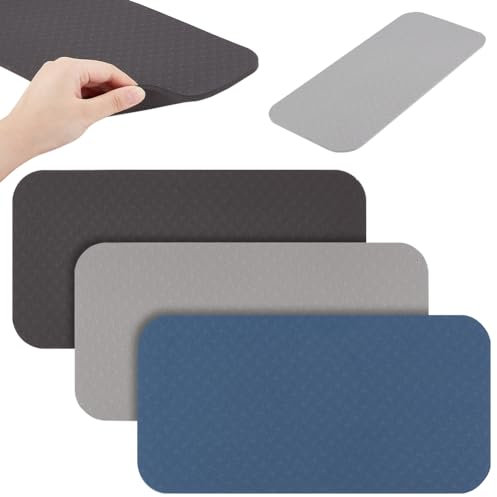 WEBEEDY 3 Farben Nähmaschine Pedal Matte Kein Verrutschen Nähmaschine Dämpfungsmatte Nähmaschine Zubehör rutschfeste Fußpedalauflage Hält Pedal An Ort Und Stelle, Wasserdicht Leicht Zu Reinigen