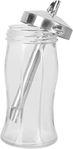 VNNHGB Gewürztopf, Gewürzglas, Gewürzglas, Gewürzbox, Gewürzdosen, Vorratsbehälter, Menageständer, Gewürzschüssel aus Glas, Badesalz-Aufbewahrungskanister, 240 ml