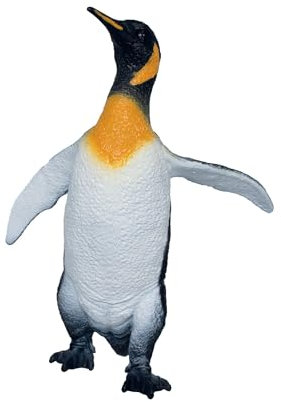 Deluxebase Mini Animal Adventure Replicas - Pinguin Handbemalte realistische Pinguin Figur. Kleine Plastik-Tierfiguren. Ideal Zoo Tier Spielzeug & Geschenke für Kinder.