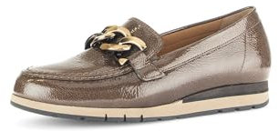 Gabor Damen Klassische Ballerinas, Frauen Flats,flach,Ausgehschuhe,Abendschuhe,Slip-ons,klassisch elegant,Pumps,Cacao (Bronce),42.5 EU / 8.5 UK