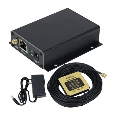 Hamgeek FC-NTP-Mini NTP Server Desktop Network Con Una Porta Ethernet per GPS Beidou GLONASS QZSS