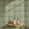 CIAODEKO Blumenfliesen Fliesenaufkleber Matte Textur Zuhause Aufkleber Vintage Wasserdicht Abnehmbar Wandbild DIY Badezimmer Küche Dekoration
