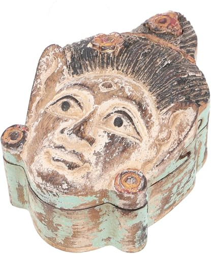 Vintage Puzzlebox, Schmuckschatulle, Magic Box, Holz, Deko, Buddha 7 | Handgefertigt, einzigartiges Buddha Motiv, geheimer Verschluss, praktische Aufbewahrung, tolle Geschenkidee.
