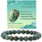 Bivei Afrikanischer Türkis - Entwicklung Perlenarmband für Frauen 8mm Semi Precious Natural Stone Stretch elastischen Schmuck Yoga Geschenke