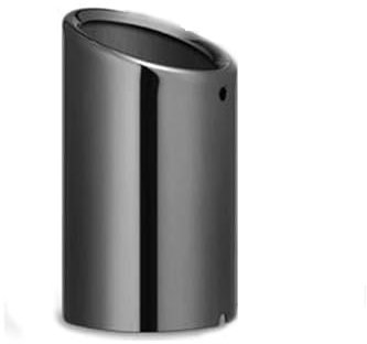 Auspuffblende Für VW Für Tiguan Für Passat B7 CC Auto Zubehör 1 Stücke/2 Stücke Auto Auspuff Tip Muffler Rohr Abdeckung Schalldämpfer(76mm-black-1pc)