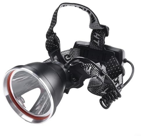 P90 LED Headlamp 50000LM Adjustable Super Bright Flashlight Waterproof Rechargeable Head Torch for Hunting Cycling Camping