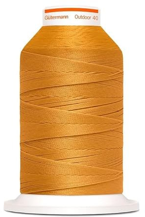 Hilo Gutermann Outdoor 40 para coser, toldos, exteriores, sofás resistentes a los rayos UV (1870 mostaza)