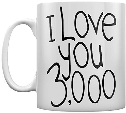 Grindstore I Love You 3000 White Tea or Coffee Mug
