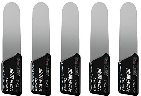5 Stück Separator für Bildschirme, Hebewerkzeuge, für Mobiltelefone, LCD, elektronisch, gebogen, zum Öffnen aller Arten von Bildschirmen/Tablets/PCs