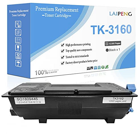 Kompatible Tonerkartusche Schwarz Kyocera TK3160 TK-3160 mit Chip Für Kyocera ECOSYS P3145dn M3145dn M3145idn M3645dn M3645idn P3045dn P3050dn P3055dn P3060dn Laserdrucker