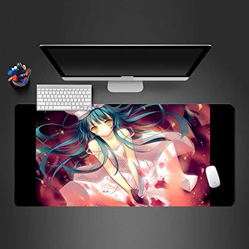 KJXNED Tappetino Mouse Gaming Grande Ragazza Animata Dei Cartoni Animati Rosa 3D One Piece Mouse Pad da Gioco 1000x500 mm Mouse Pad con Base in Gomma Antiscivolo Progettato per Giocatori e Lavoro D'uf