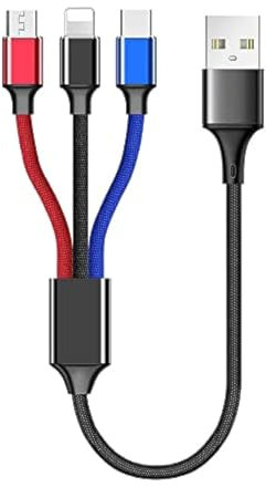 ienza Universal USB Charging Cable Cord Wire with Micro & USB-C for Earbuds Ear Buds, Charging Cases & Headphones Compatible with Sony, Beats Flex/Studio Buds, Jaybird, PowerBeats, JBL, Raycon & More