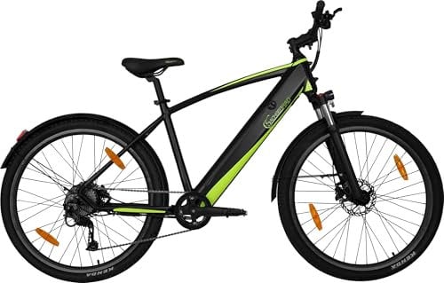 SachsenRAD E-Racing Mountainbike R8 Flex III,14.5Ah Hydraulische Bremsen 9 Gang | 27.5 Zoll MTB Bike bis 150KM Herren Damen Elektrofahrrad-Schwarz