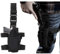 REDAPRIC Waffen Holster, Oberschenkel Pistolenholster für Männer Frauen, Airsoft Pistolenholster für Rechts- & Linkshänder mit Magazintasche (rechte Hand)