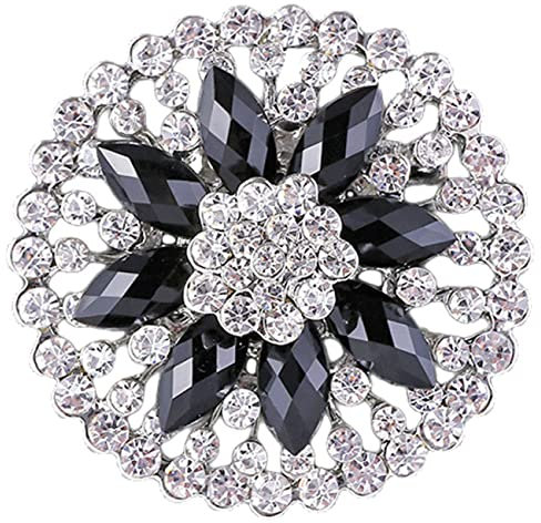 Tbkoly Brosche Damenbrosche Bastelbrosche Neuheit Brosche Schal Schnalle Abzeichen Zarte Funkelnde Diamant Brautstrauß Brosche