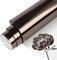 VINYL FROG HTV-Vinyl-Rolle, Metallic-Folie, 30,5 x 1,5 m, Braun / Chrom, zum Aufbügeln, einfach zu schneiden und zu entgittern, DIY Heat Press Design für T-Shirts, VF-HTV14-BW