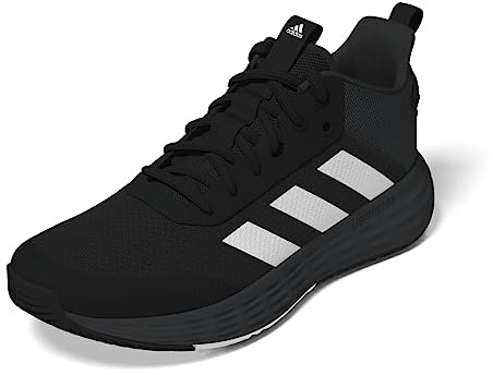 adidas Herren Ownthegame Shoes, CARBON BLACK/GREY FIVE/FOOTWEAR WHITE, 43 1/3 EU