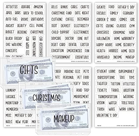 Mageeki 142 Pcs Budget Stickers for Cash Envelopes, Budget Binder Labels Vinyl Stickers for A6 Binder, Finance Planners & Money Organizer, Budgeting & Cash Tracking