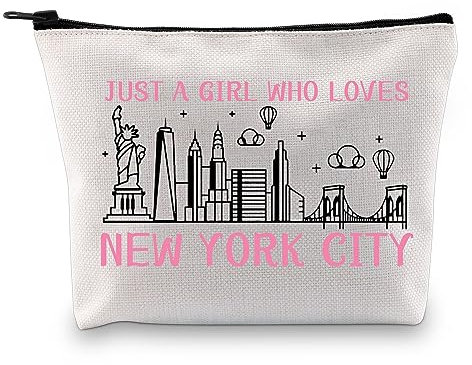 New York City Make-up-Tasche New York Mädchen Reise Geschenke NYC Souvenir Geschenke NYC Geschenk Reisetasche New York City Kosmetiktasche, Loves New York City Ku, modisch