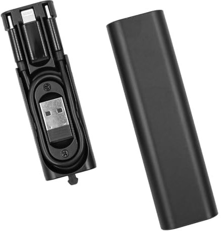 ANCLLO Kit de adaptador USB multifuncional con cable USB-C + tipo A+convertidor de cable micro USB Caja de almacenamiento de transferencia de datos para carga de viaje