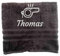 Personalisiertes Handtuch mit Namen Schön gestickter Anstellung Name Handbadetuch 100% Baumwollhandtuch Personalized Custom Towel with Name (100 x 50 cm, Schiedsrichter)