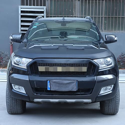 DIYUCAR Hauben-BH, Front-End-Nasenmaske, kompatibel mit Ford Ranger 2015–2021, Motorhauben-BH-Schutz, Außenzubehör