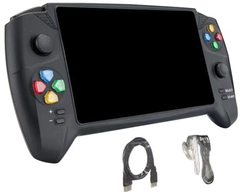 vdha Console da Gioco Portatile Retro con Schermo HD da 7 Pollici Arcade Video Gaming Console Portatile con 10000 Giochi Gratuiti, Console Portatile, Lavorazione di Alta qualità
