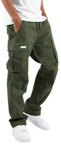 Generico Pantaloni Uomo Bianchi da Gara Equitazione Harem Ciclismo Gel da Lavoro Cotone Leggero Enduro