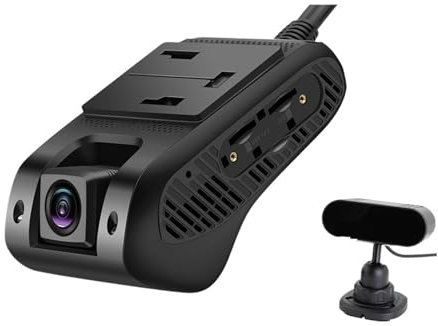 4G Car DVR Dashcam AI ADAS Camera JC400D-A Voice Alert 2 Live Stream Video Vehicle Cam 1080P Remote Control APP USB(10 Years Platform,With 256G TF Card)