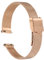 QUARKZMAN Bracelet de Montre en Maille 13mm en Acier inoxydable 316L Dégagement Rapide Réglable Bracelet de Montre en Métal pour Hommes et Femmes, Or Rose