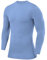 PowerLayer Compression Tops for Men Base Layers Men's Running Top Thermal Shirt - Ice Blue, M