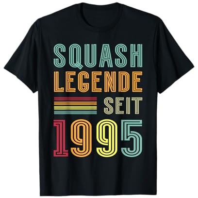 Squash Legende 1995 Squash Spieler 30 Jahre Squash T-Shirt