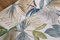 Halbpanama Stoff Meterware Sommer - robuster Taschenstoff bedruckt - schwerer Baumwollstoff Blumen - stabiler Dekostoff Pflanzen - BW Panama *Ab 50cm, Farbe: 022 Palmblätter