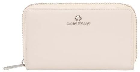 Marc Picard Leder Geldbörse Maremma Zip Wallet Cream White Creme