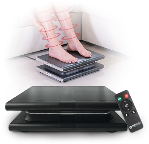 VIBRATORIA VIBROSHAPER Limited Edition-plattform. Tränar åt dig och slappnar av med massage, ingen ansträngning eller gemensam påverkan. Stabil, tyst, kompakt, fjärrkontroll