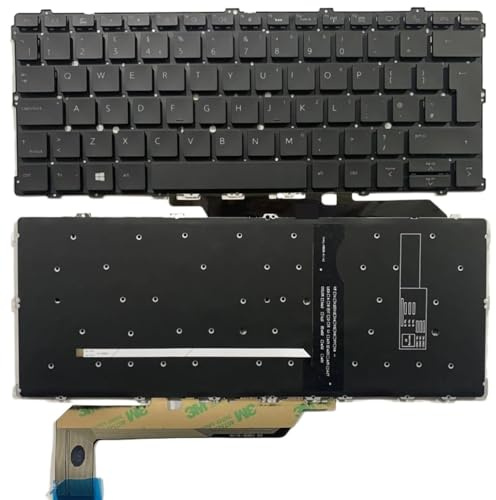 SHANGYG Für HP Elitebook X360 1030 G2/G3/G4/G5/G6 HSN-104C-Q10C-Q20 Laptop-Tastatur(UK Big Enter)
