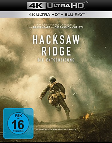 Hacksaw Ridge-die Entscheidung Uhd Blu-Ray