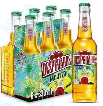 Desperados Mojito Cerveza, 6 x 330ml