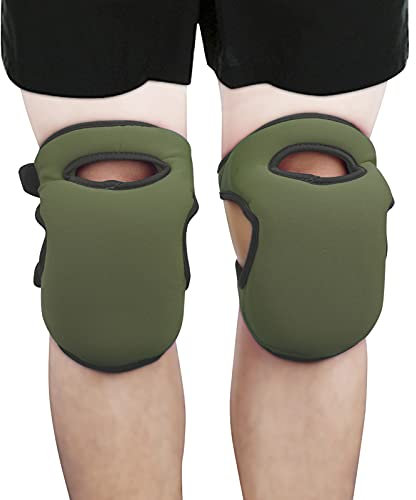 SUREH 1 par de rodilleras de espuma suave para jardinería, protectores de rodilla de jardín, con correas dobles para limpieza de jardín, trabajo, fregar pisos