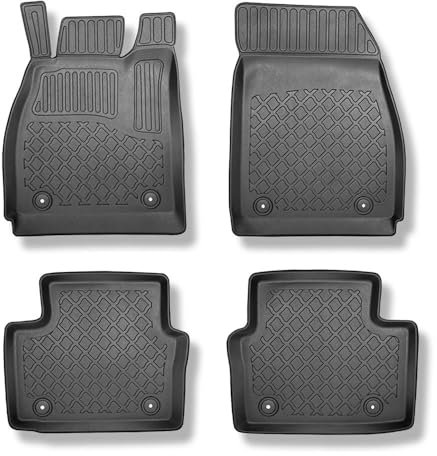 Mossa - TPE Fußmatten Auto kompatibel mit Opel Insignia Liftback (2008-05.2017) - schwarz Automatten Autoteppiche - G