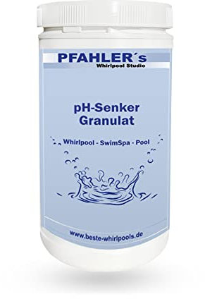 pH Senker Granulat Senker Regulierung Pool Schwimmbad Whirlpool pH Minus (1,5 KG)