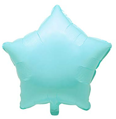 Oblique Unique® Stern Folien Luftballon für Geburtstag Kindergeburtstag Hochzeit JGA Party Feier Weihnachten Deko Ballon Folienballon (Blau)