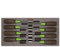 VESSEL WOOD-COMPO Non-Slip Hex Nut Driver 8PC. Set No.3808EVA Made in Japan by VESSEL