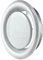 Steinberg14 White 200mm Air Exhaust Valve - 8 inch Extractor Fan Vent Cover - Round Adjustable Air Vent - Bathroom Diffuser - Wall Vent Cover - Ceiling Metal Ventilation Grille