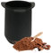 DriSubt Dosing Rings Press Coffee Dosing Cup Coffee Accessories Binaural Aluminum Alloy Coffee Powder Picker Espresso Accessories (Black)