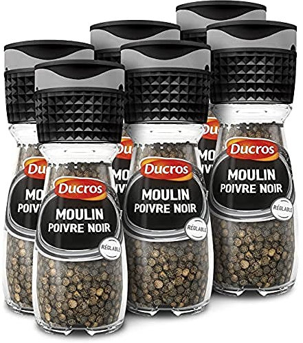 Molinillo de pimienta negro # 6 clásico 35 g