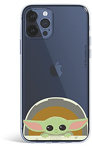 Schutzhülle für iPhone 13 Pro Max, offizielles Star Wars Baby Yoda Lächeln, The Mandalorian