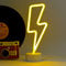 Legami - Lampada Led Effetto Neon, It's a Sign, H 31 cm, Tema Flash, Doppia Alimentazione, Cavo USB (Incluso) o Batterie (non Incluse), Lampada da tavolo, Luce Multicolore